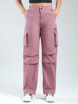 Rock.it - Women Solid Pink Cargo