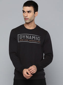 Alcis - Men Casual Black Sweatshirts