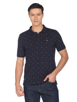 Arrow - Sports All Over Brand Print Polo Shirt