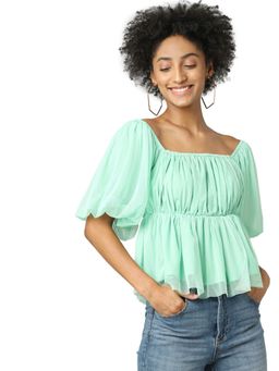 ONLY - Women Casual Green Top