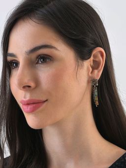 Sohi - Multicolor Designer Stone Drop Earrings