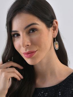 Sohi - Pink Designer Drop Earrings