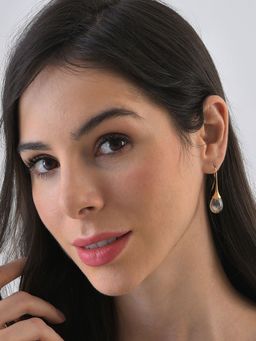 Sohi - Gold Designer Drop Earrings