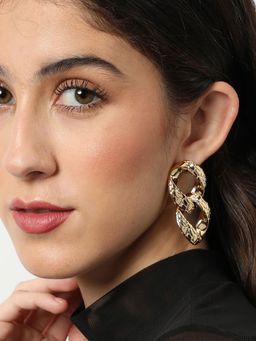 Sohi - Gold Designer Drop Earring