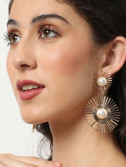 Sohi - Gold Pearls Drop Earring