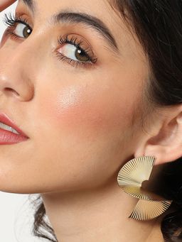 Sohi - Gold Designer Drop Earrings