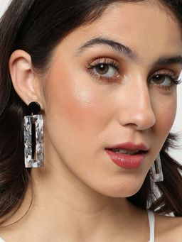 Sohi - Black Designer Drop Earring