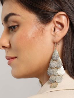 Sohi - Gold Designer Drop Earring