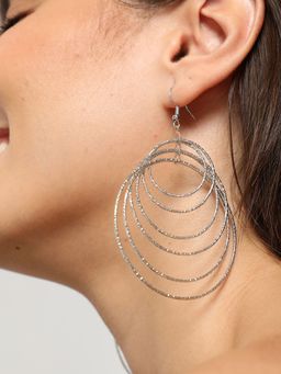 Sohi - Silver Designer Drop Earring