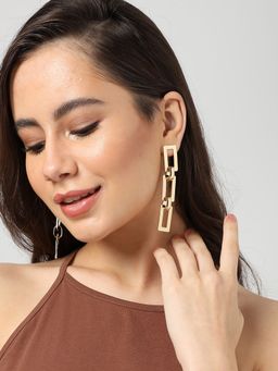 Sohi - Gold Designer Drop Earring