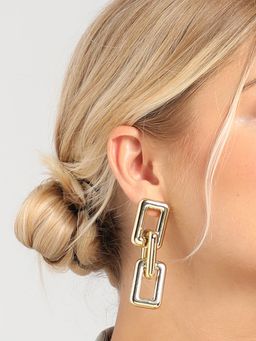 Sohi - Gold Designer Drop Earring