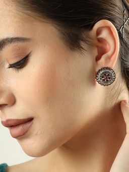 Sohi - Designer Stone Stud Earrings