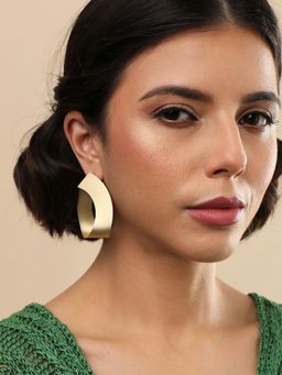 Sohi - Gold Designer Drop Earring