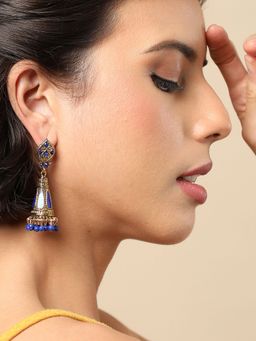 Sohi - Copper Designer Stone Drop Earring