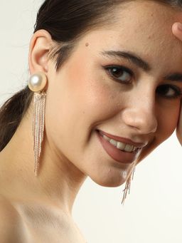 Sohi - Gold Pearls Drop Earring