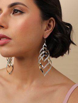 Sohi - Gold Designer Stone Drop Earring