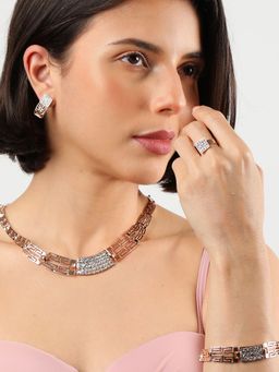 Sohi - Gold Plated Designer Jewellery Set