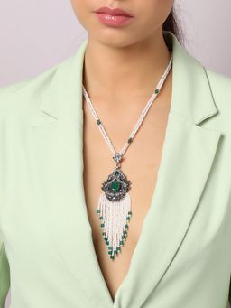 Sohi - Multicolour Beaded Long Necklace