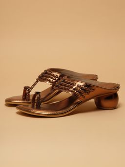 ERIDANI - Women Avya Antique Block Heels