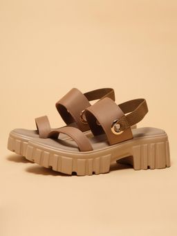 ERIDANI - Women Rae Beige Block Heels