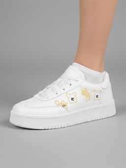 Shoetopia - Women White Sneakers