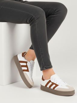 Shoetopia - Women White Sneakers