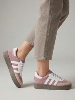 Shoetopia - Women Peach Sneakers