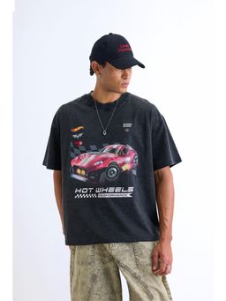 Bonkers Corner - Redline Silence Oversized T-Shirt for Men