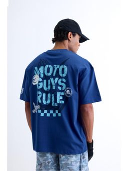 Bonkers Corner - Moto Guys Rule Oversized T-Shirt for Men