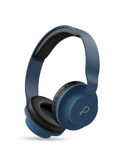 Pebble - Evolve Wireless On-Ear Headphone With Mic and Voice Assistant Support (Blue)