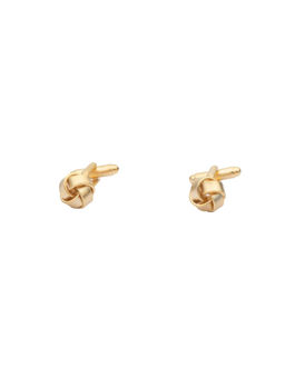 The Tie Hub - 2 Knot Gold Cufflinks