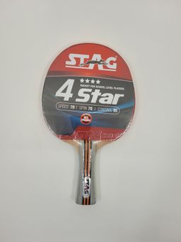 STAG - 4 Star TT Racket Straight