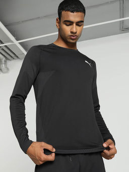 Puma - Formknit Seaml Essentials Ls Men's Black T-Shirt