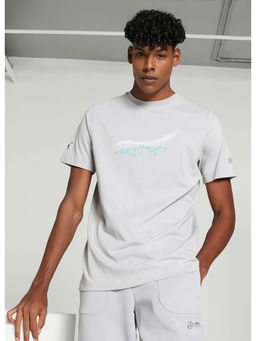 Puma - Mercedes Amg Petronas F1 Essentials Car Graphic Mens Grey T-Shirt
