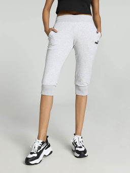 Puma - Essentials Capri Tr Womens Grey Pants
