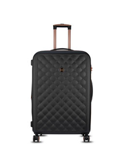 it luggage - Fashionista Black Large 28 Inches Expandable Hardsided Trolley Bag With TSA Lock