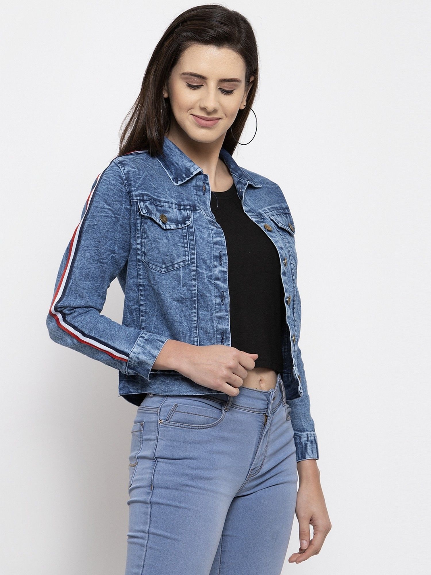 voxati Womens Denim Jacket Blue-picture-21
