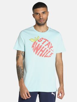 Puma - Summer Squeeze Graphic I Men Blue T-shirt