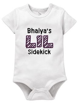 Zeezeezoo - White Typography Romper