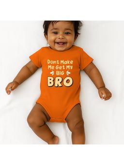 Zeezeezoo - Orange Typography Romper