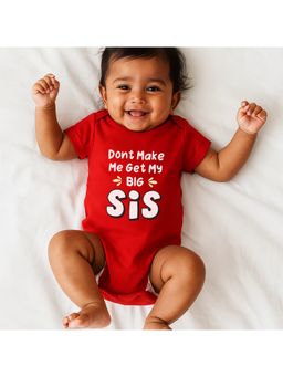 Zeezeezoo - Red Typography Romper