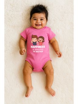 Zeezeezoo - Pink Printed Romper