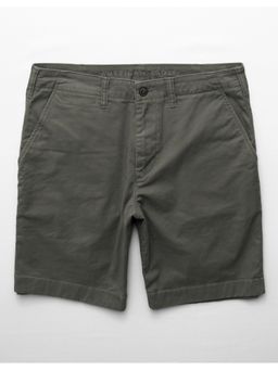 American Eagle - Olive Flex 9 Lived-In Short