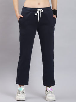 Rock.it - Navy Blue Solid Regular Fit Lower