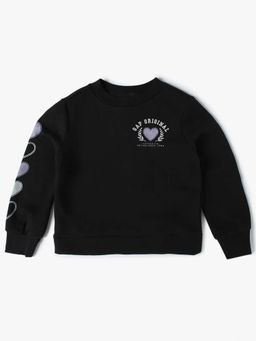 GAP - Girls Black and White Pullover Sweatshirt