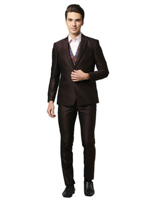 Buy Raymond Dark Brown Suit (Set of 3) Online