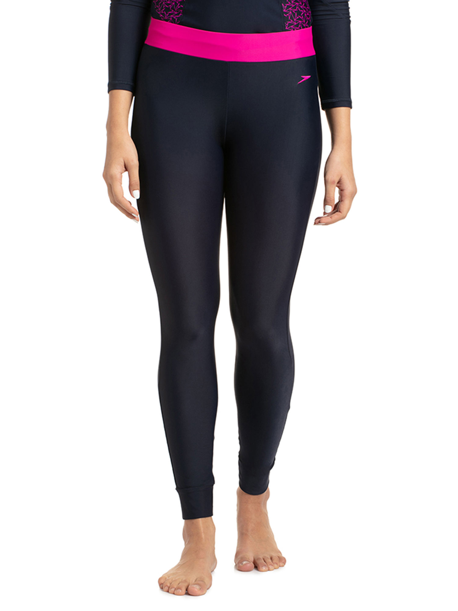 Speedo Active Contrast Legging - Blue 