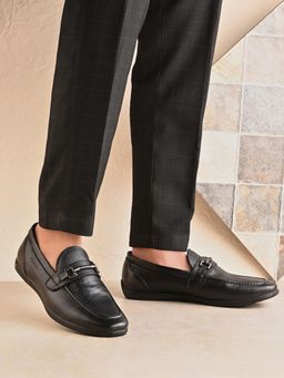 Valentino - Mens Leather Casual Loafers - Brown