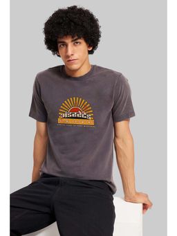 UNDERRATED CLUB - Showtime Grey Acid Washed T-shirt Men