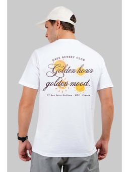 UNDERRATED CLUB - Cafe White Regular Fit T-shirt Men